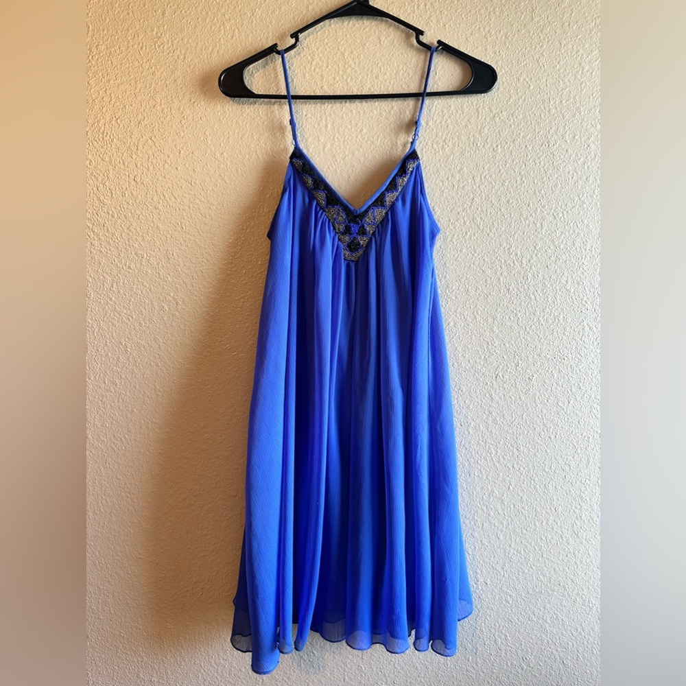 Express blue dress